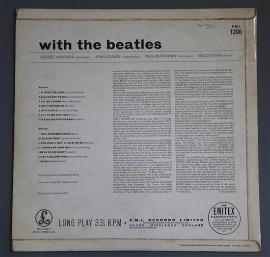 The Beatles: With The Beatles, PMC 1206, VG+ - VG+